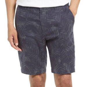 Vince Griffith Slim Fit Palm Print All Hemp Shorts in Coastal
